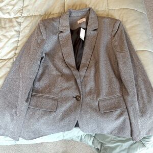 NWT Loft Herringbone Blazer